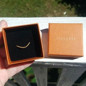 Jukserei gold plated ring